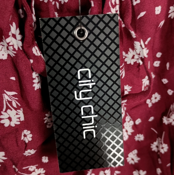 NWT City Chic Floral Jessie Dress In Retro Ditsie Size 20W/2X - Picture 9 of 10